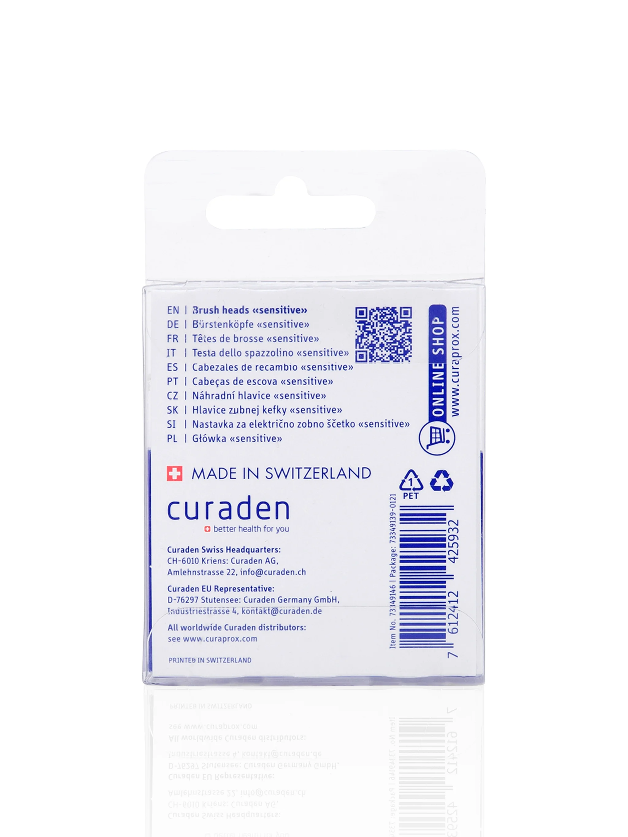 Hydrosonic Pro Sensitive Brush Head, Duo Pack Refill - 2x