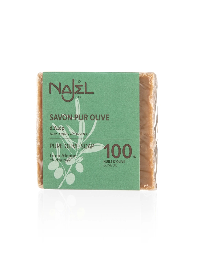 Aleppo Pure Olive Soap, 100% Olive Oil - 200g