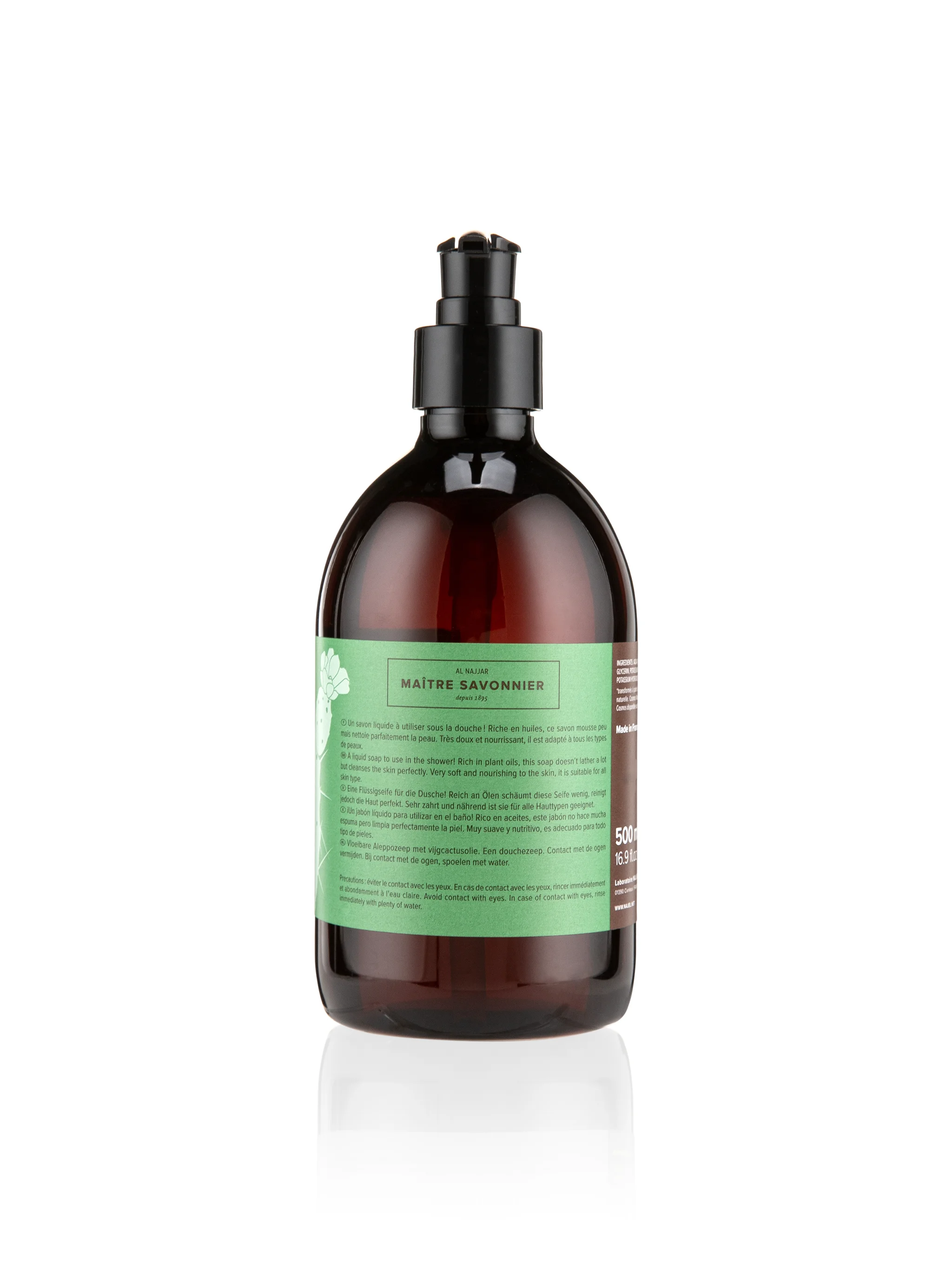Aleppo Liquid Soap Cactus Seeds Oil 20% - 500ml