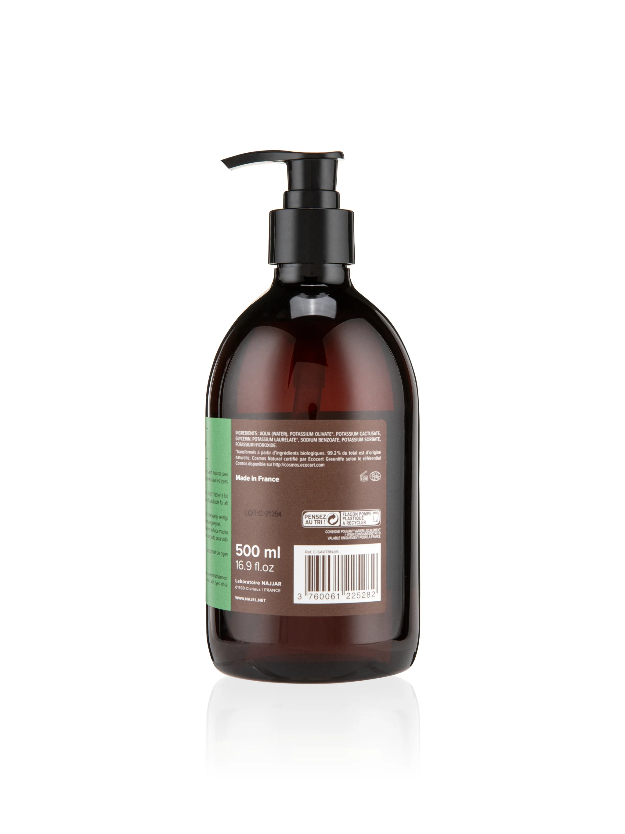 Aleppo Liquid Soap Cactus Seeds Oil 20% - 500ml
