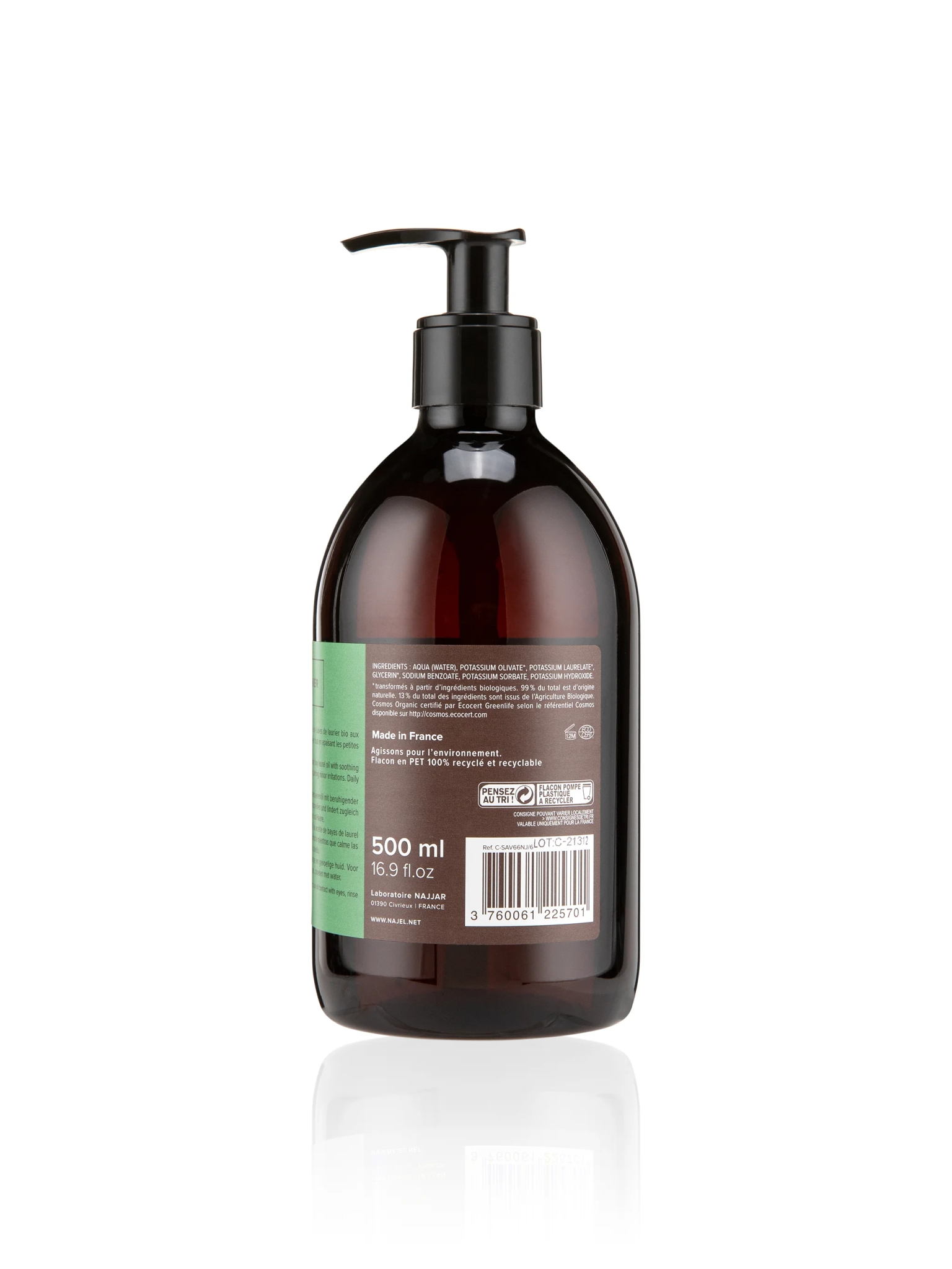 Aleppo Liquid Soap Organic Olive & Blo 20% - 500ml