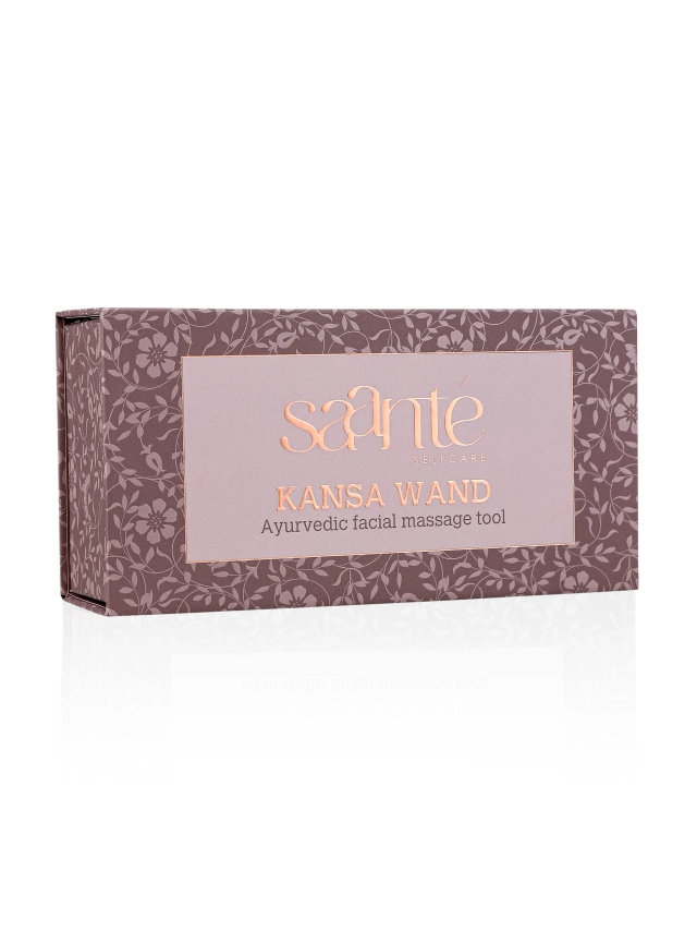 Kansa Wand Facial Massage Tool - Black