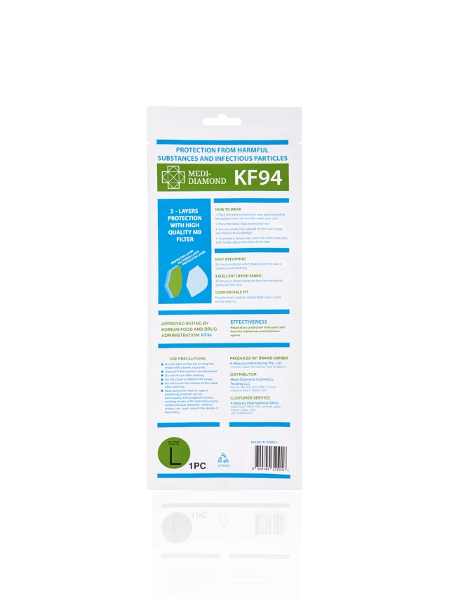 Kf94 Mask Box - 25pc- Black