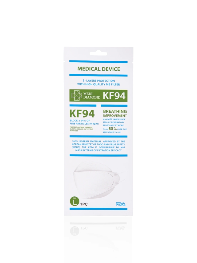 Kf94 Mask Box - 25pc - White