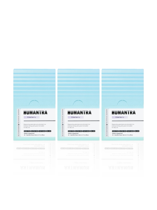 Electrolyte Antioxidant Drink Bundle - Pack of 3 (Elderberry)