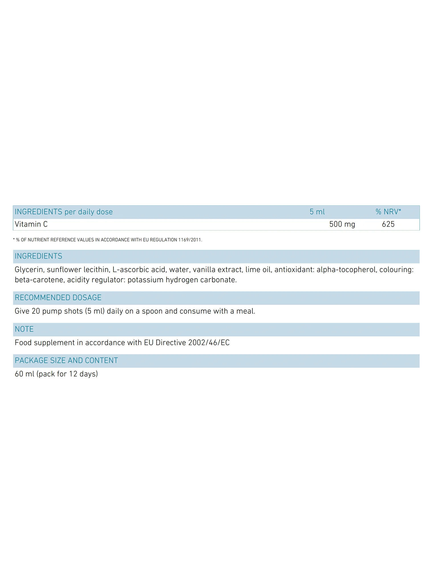 Vitamin C Liposomal 500 - 60ml