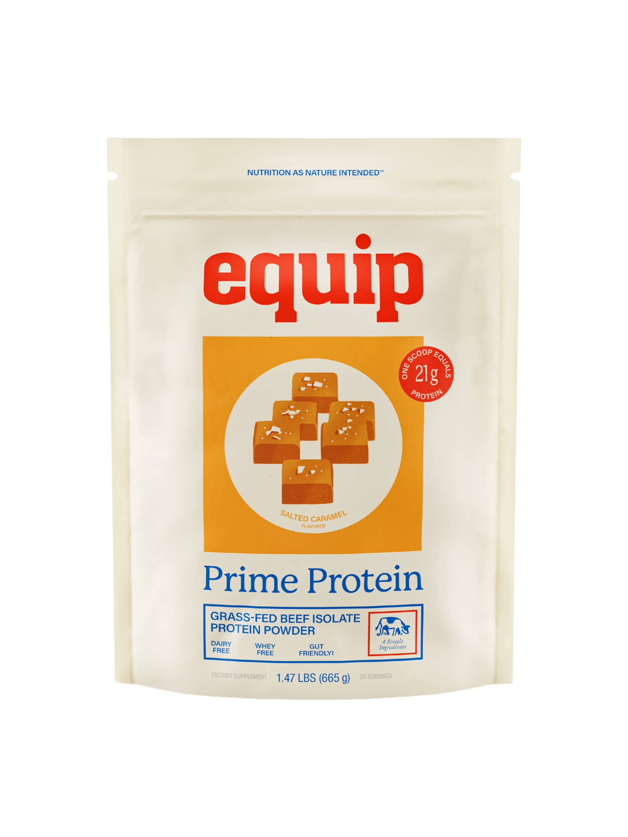 Prime Protein Beef Isolate Protein - Salted Caramel