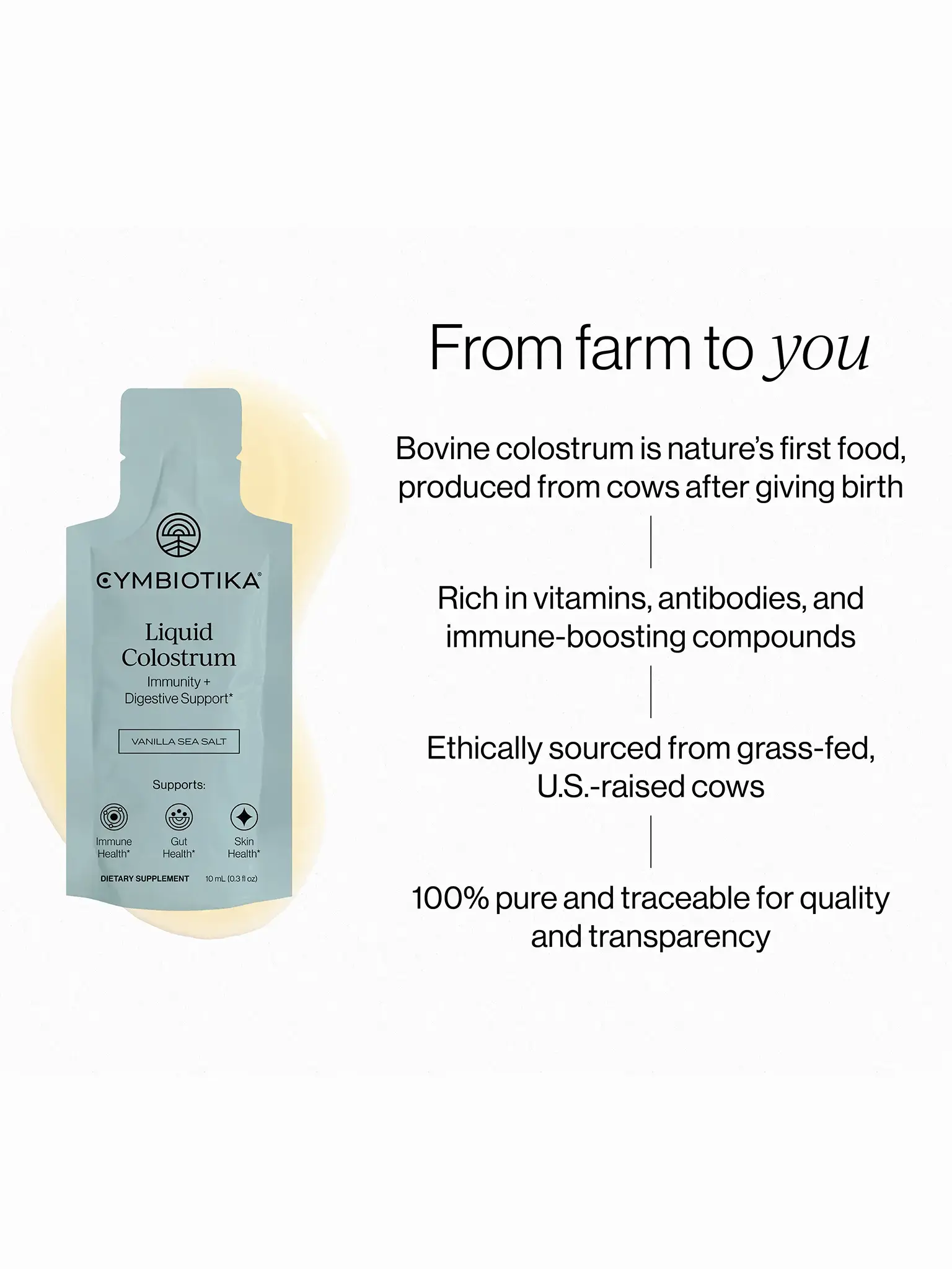 Liquid Colostrum - 26 pouches
