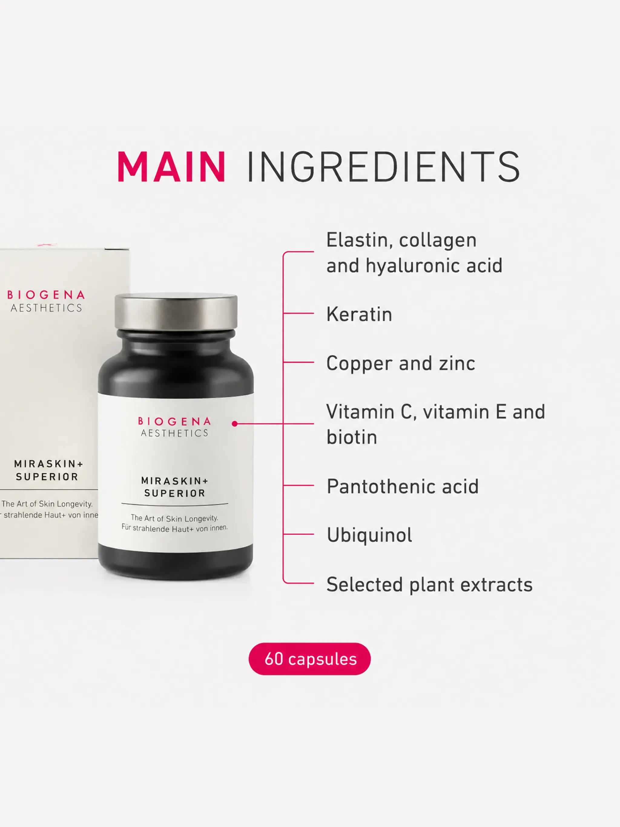 MiraSkin+ Superior - 60 capsules