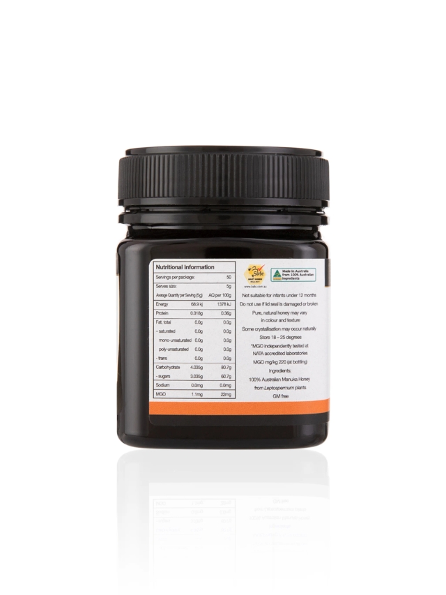 Australian Manuka Honey 220+ Mgo - 250gr