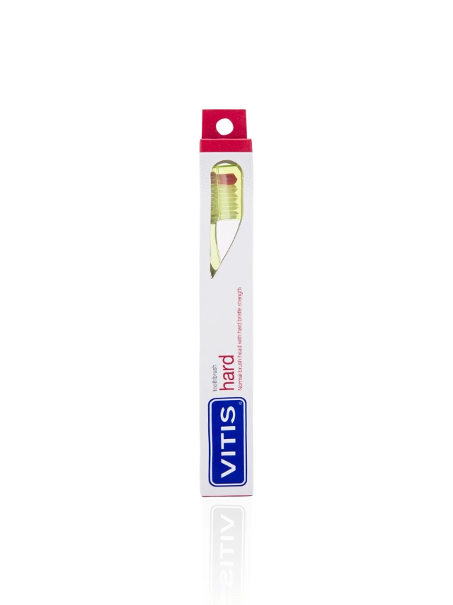 Vitis Toothbrush Hard - White