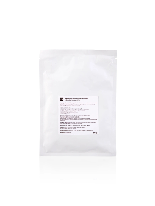 Mg - Magnesium Flakes Bubble Bath Cold & Flu - 50g