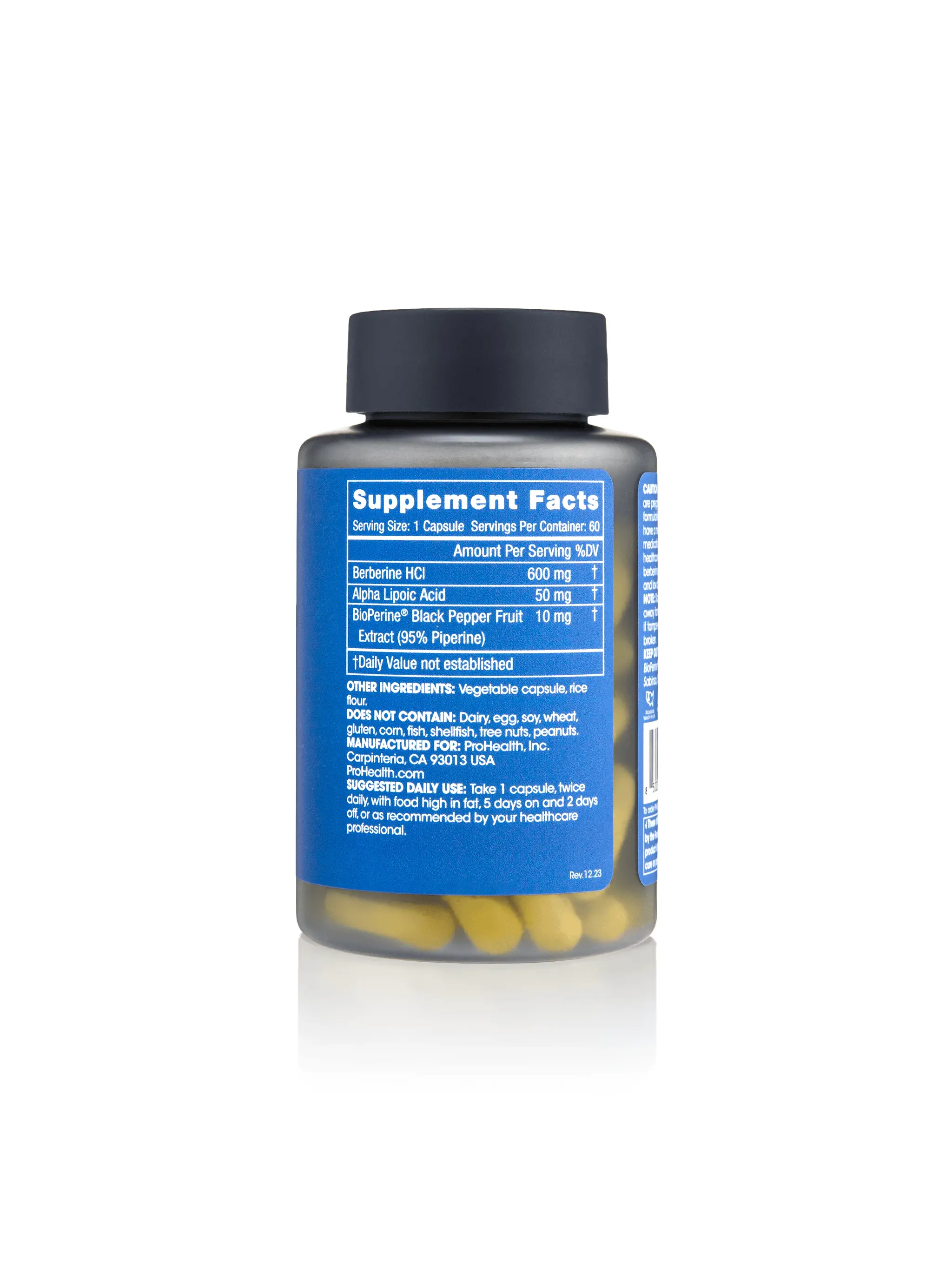 Berberine Pro - 60 Capsules (1200 mg)