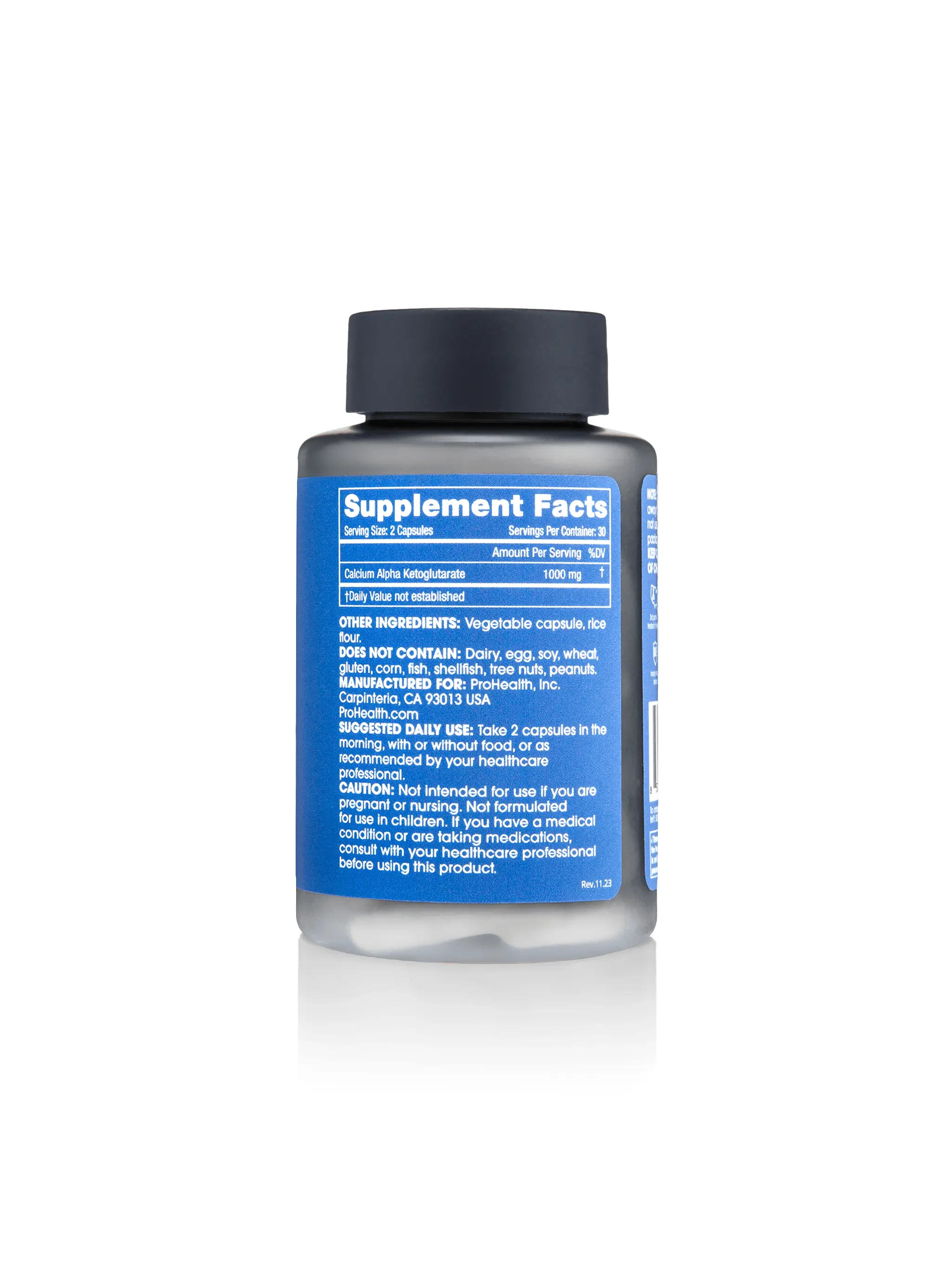 Calcium AKG Longevity 1000mg - 60 capsules