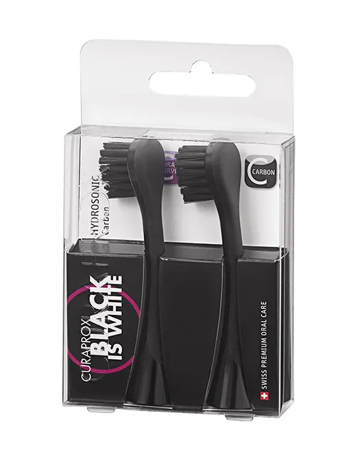 Black Is White Refill Hydrosonic Brush Head - Carbon