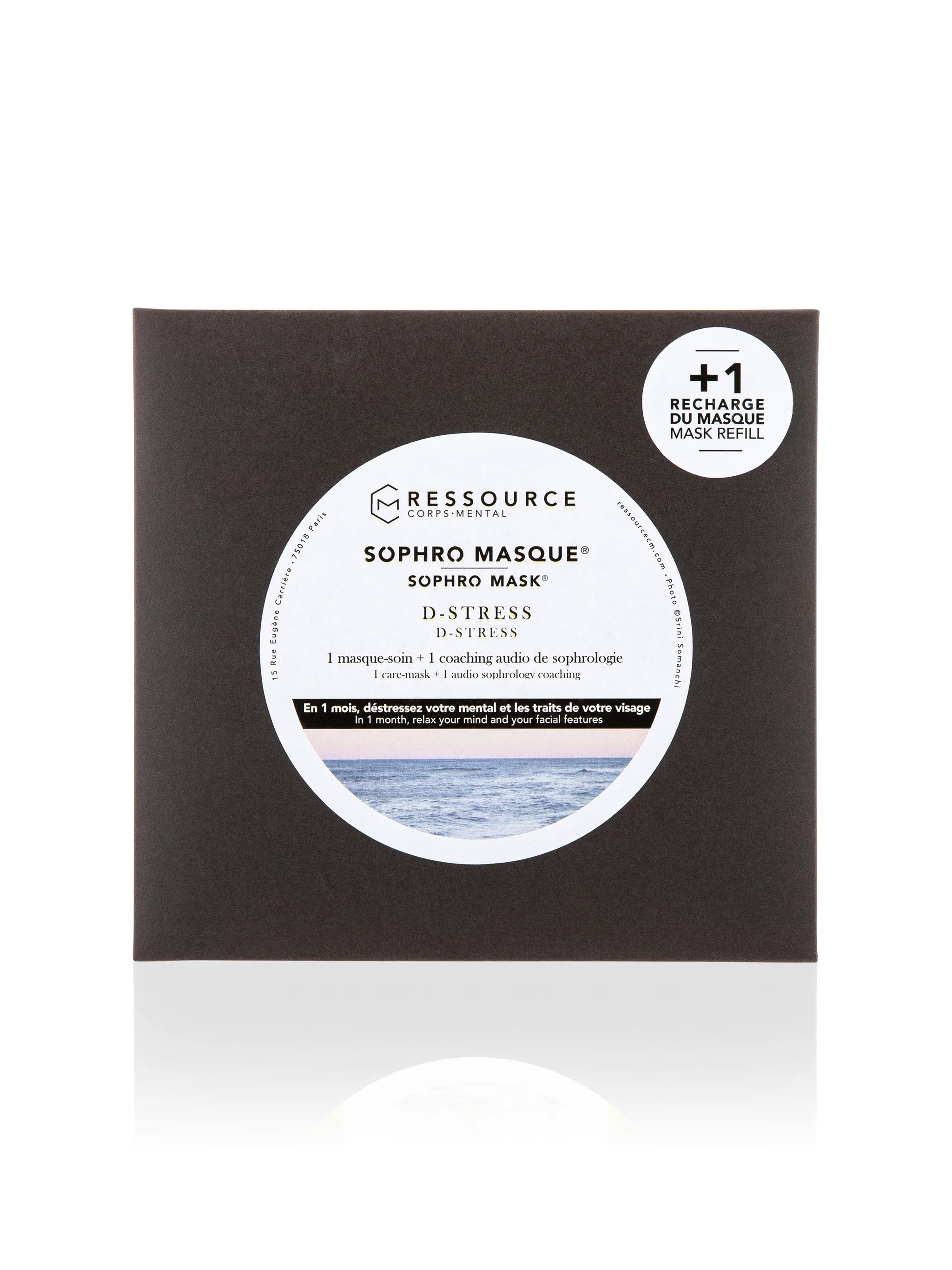 Sophro Masks® - D-Stress+1Refill Calm Beauty