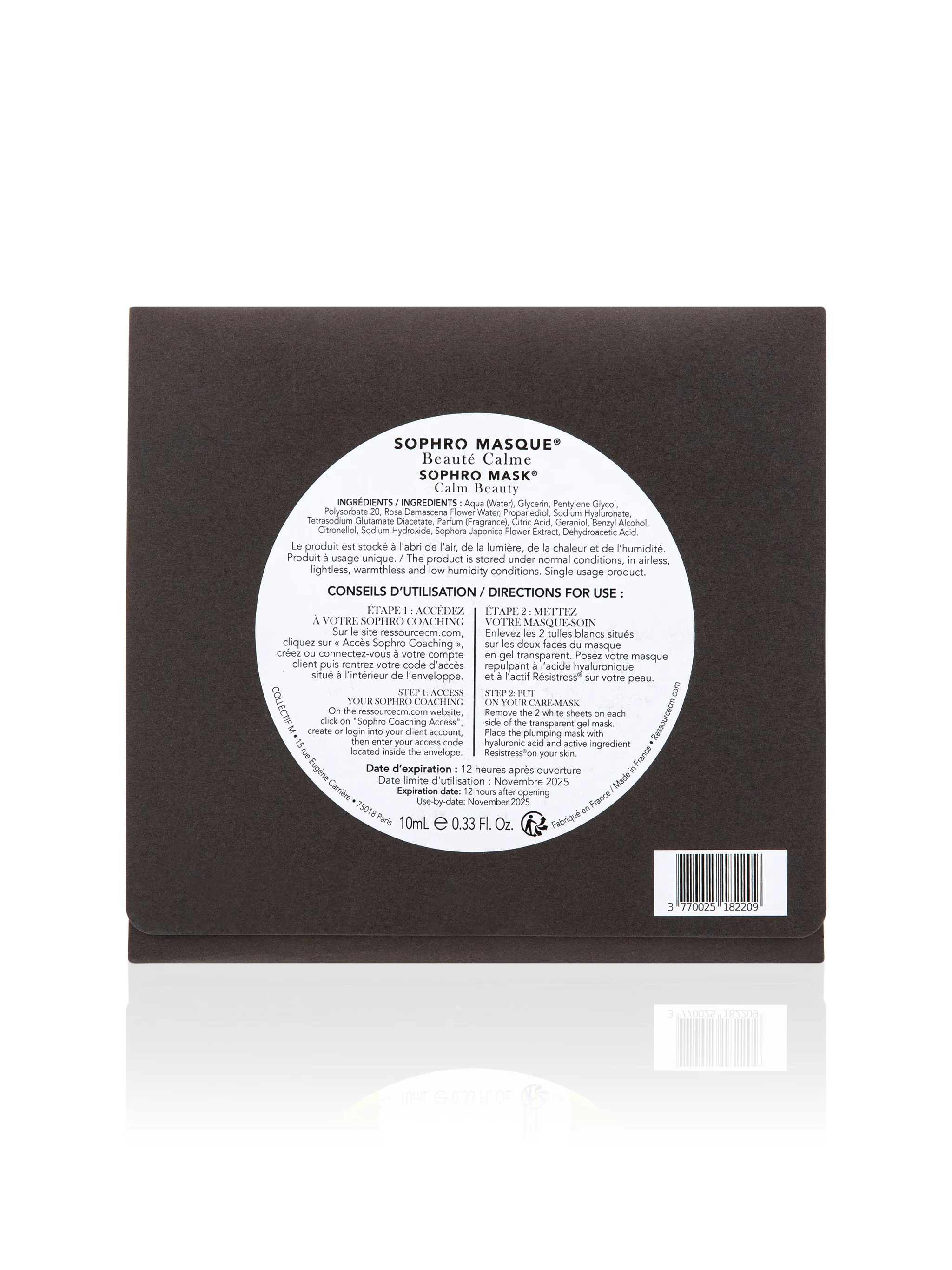 Sophro Masks® - D-Stress+1Refill Calm Beauty