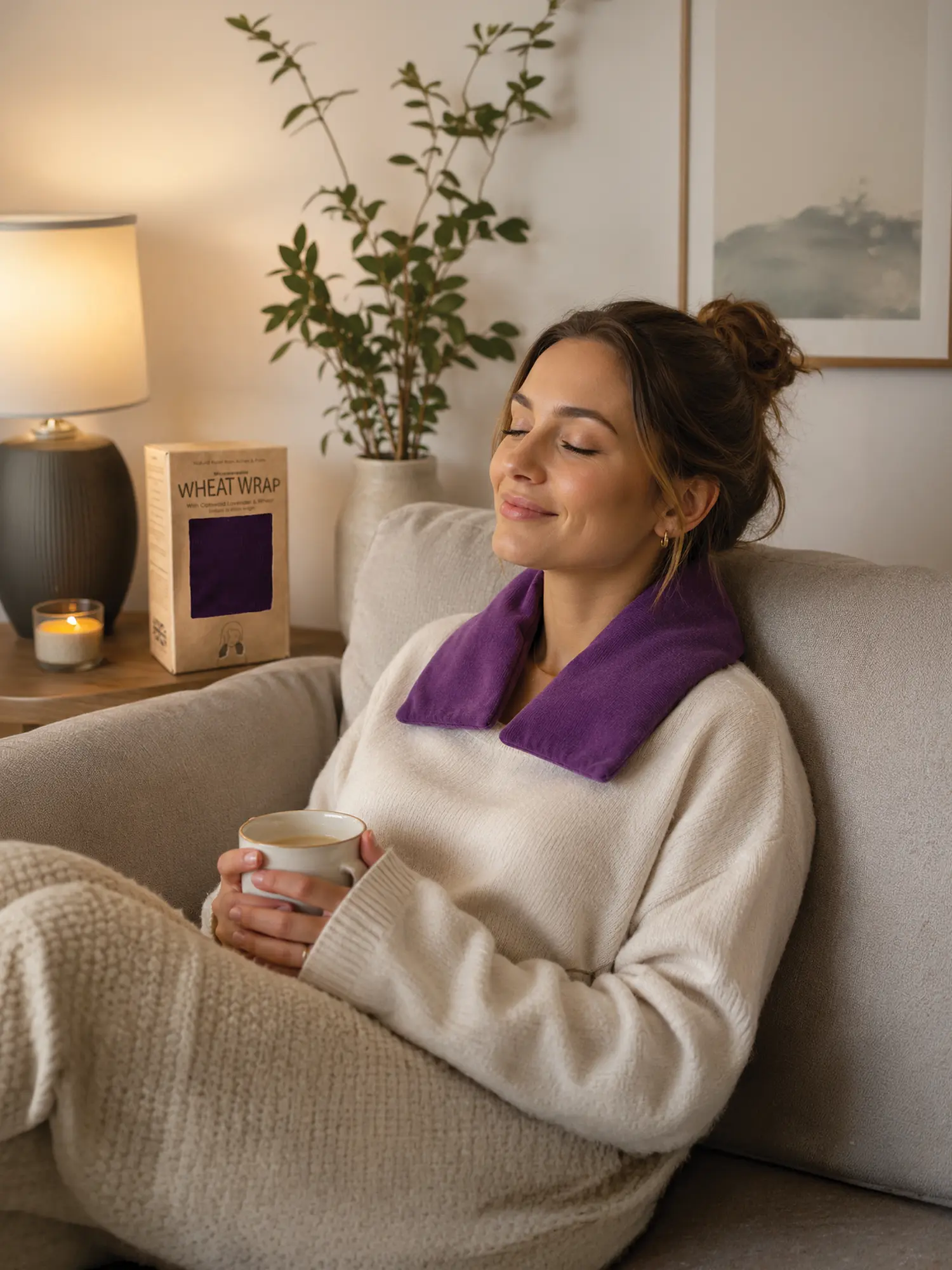 Lavender Wheat Cushion - Hot/Cold Pack