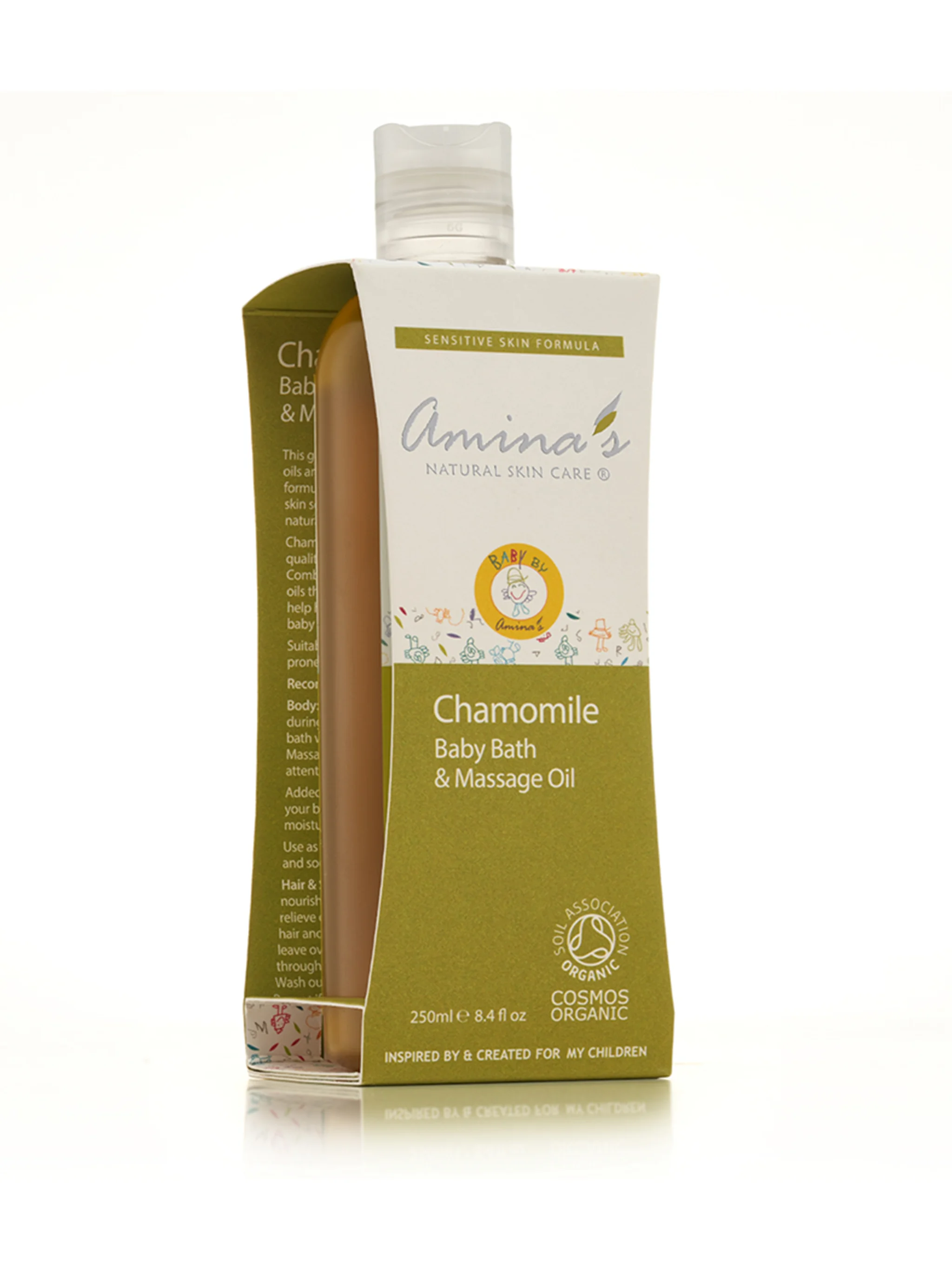 Organic Chamomile Baby Bath & Massage Oil - 250ml