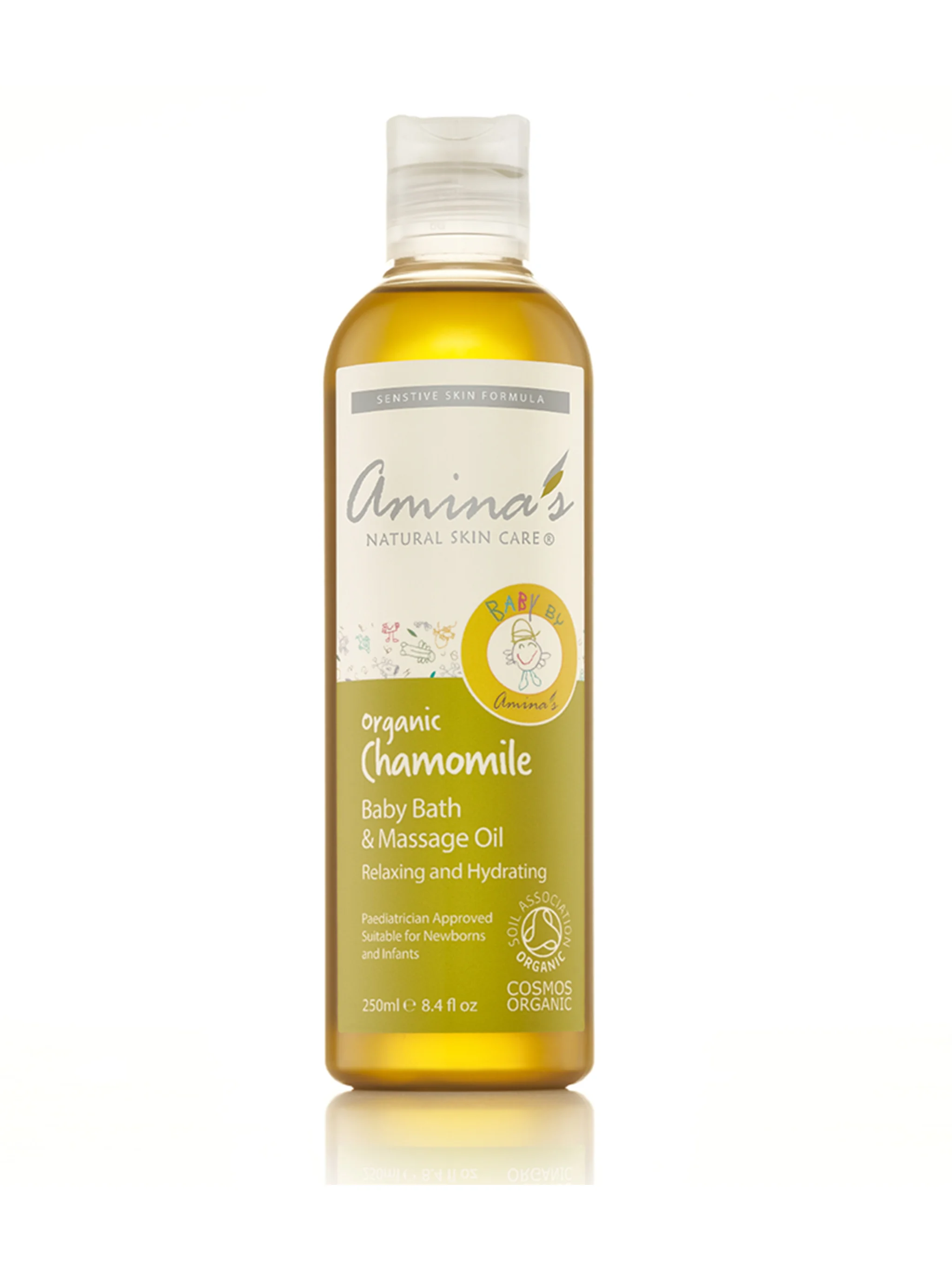 Organic Chamomile Baby Bath & Massage Oil - 250ml