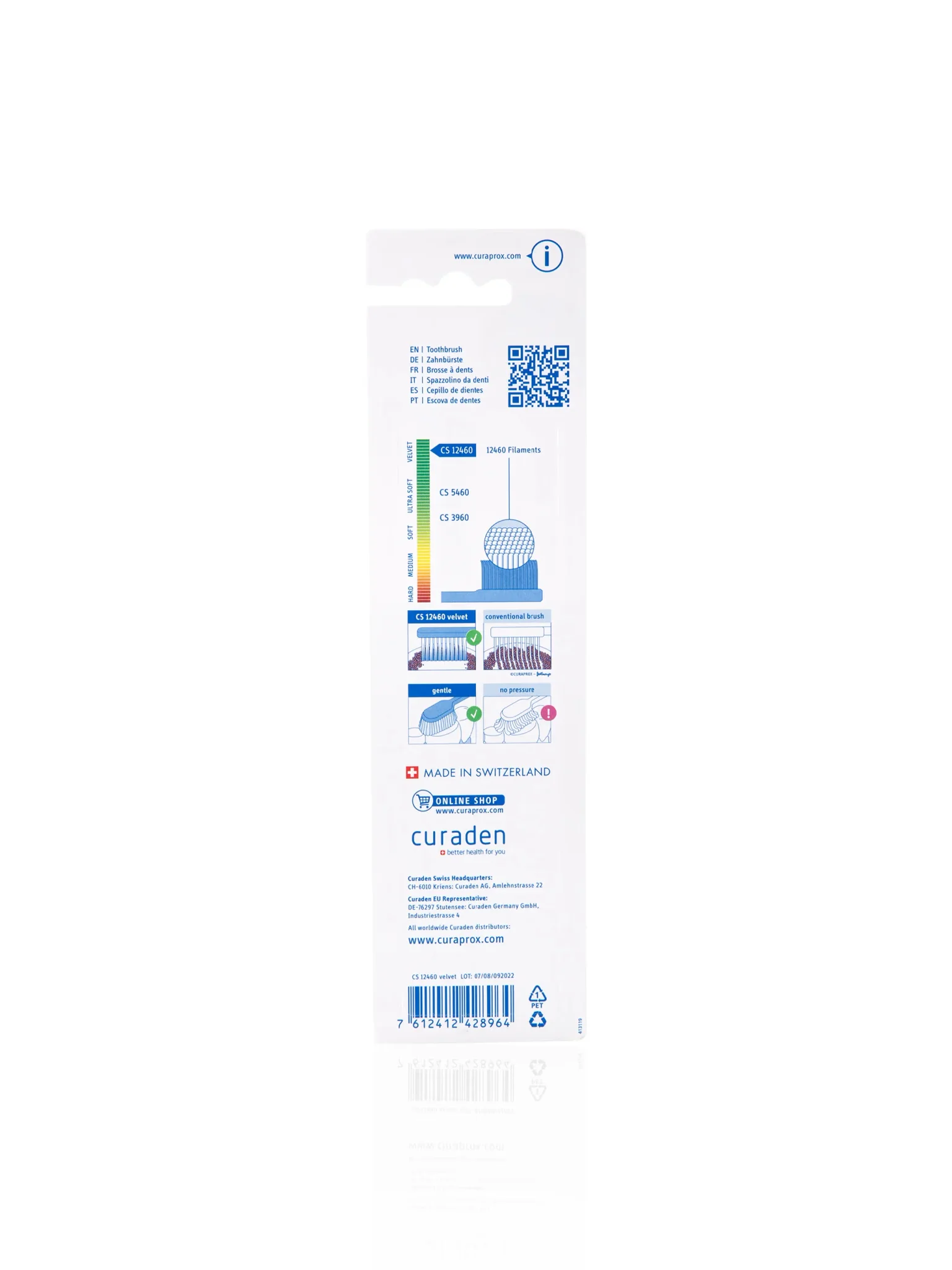 12460 Velvet Toothbrush - Random