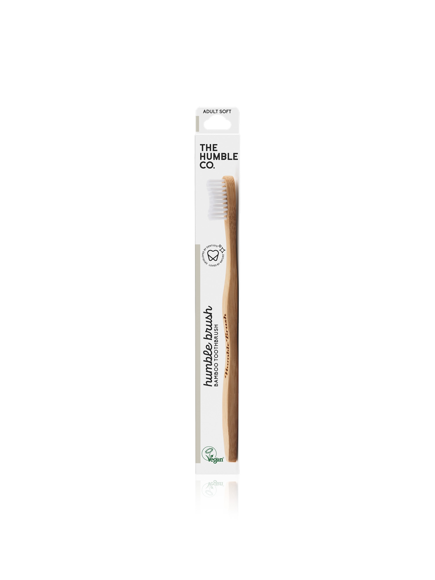 Humble Bamboo Toothbrush Soft - White