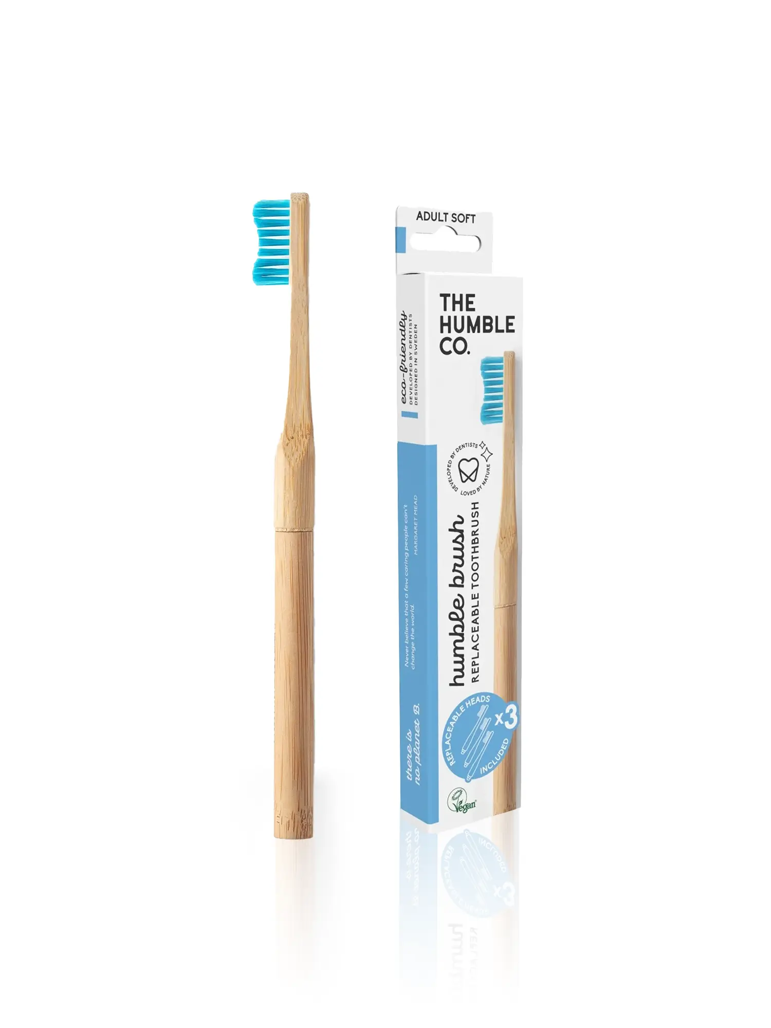 Humble Bamboo Toothbrush Soft - Blue
