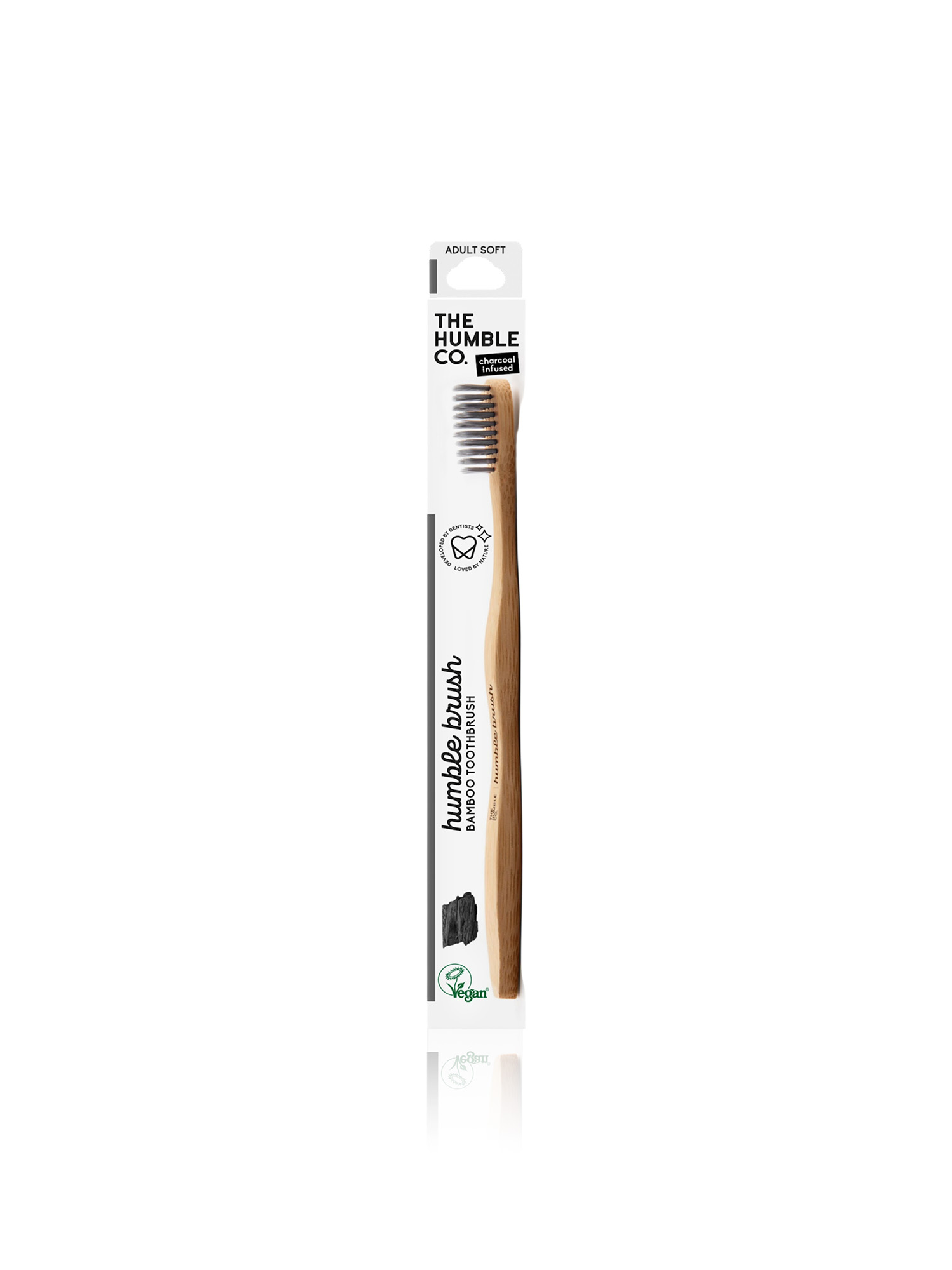 Humble Bamboo Toothbrush Soft - Charcoal