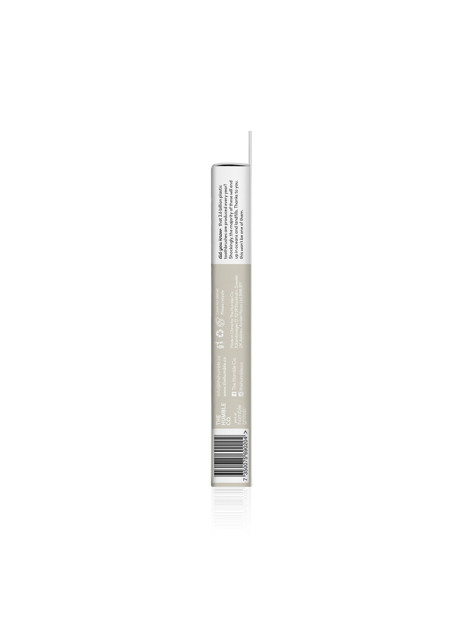 Humble Bamboo Toothbrush Kids - White