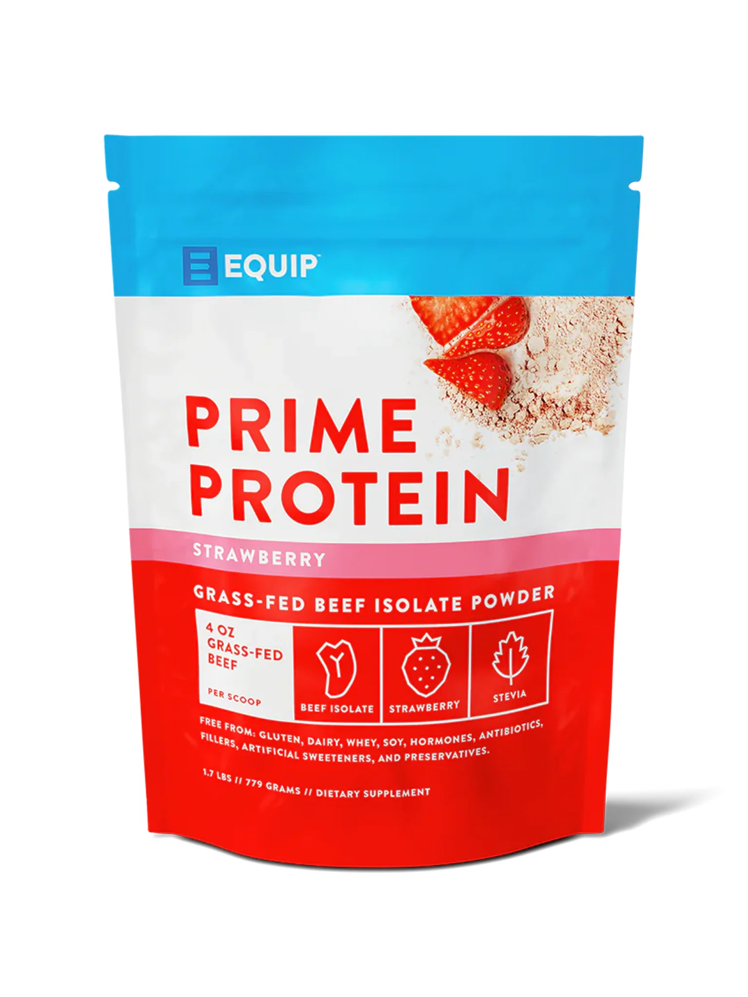 Prime Protein Beef Isolate Protein - Strawberry