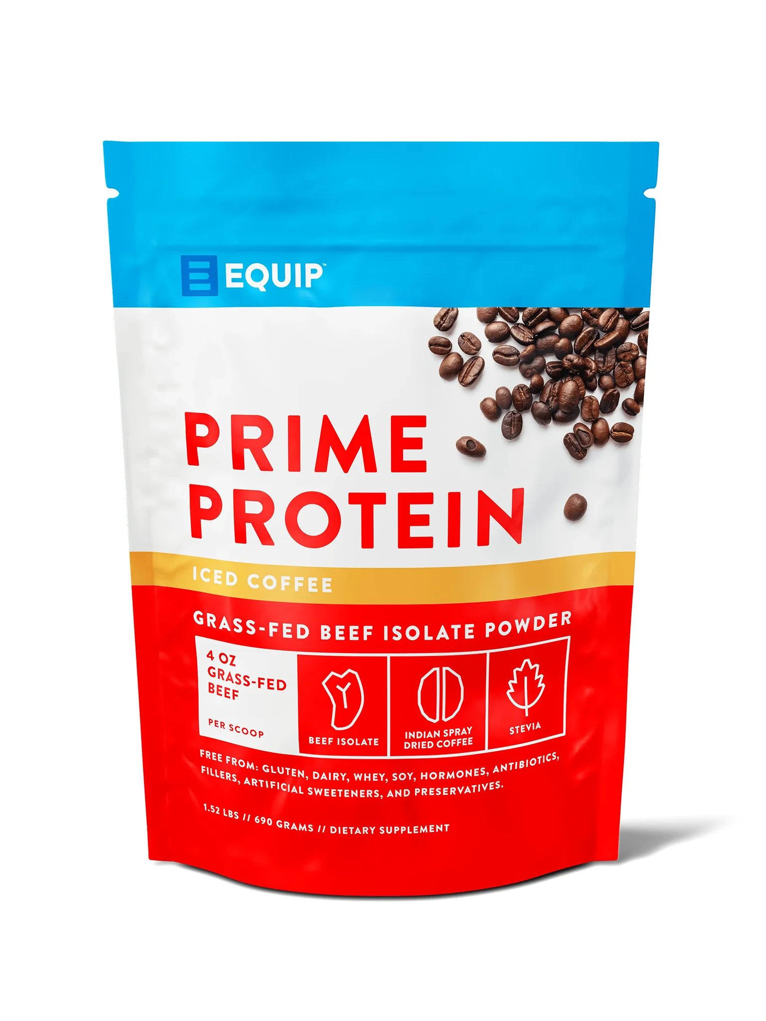 Prime Protein Beef Isolate Protein - Iced Coffee