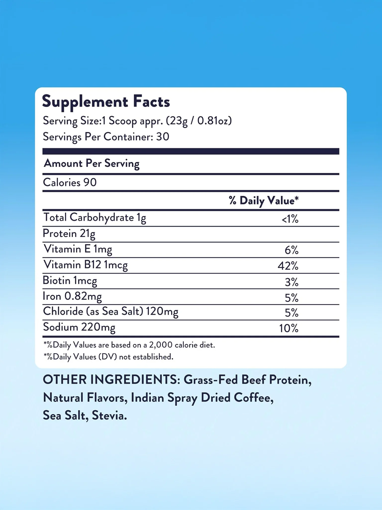 Prime Protein Beef Isolate Protein - Iced Coffee