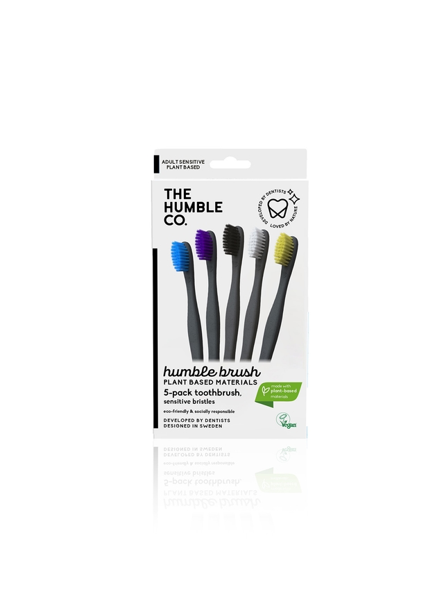 Plant-Based Sensitive Toothbrush Family Pack - Soft
