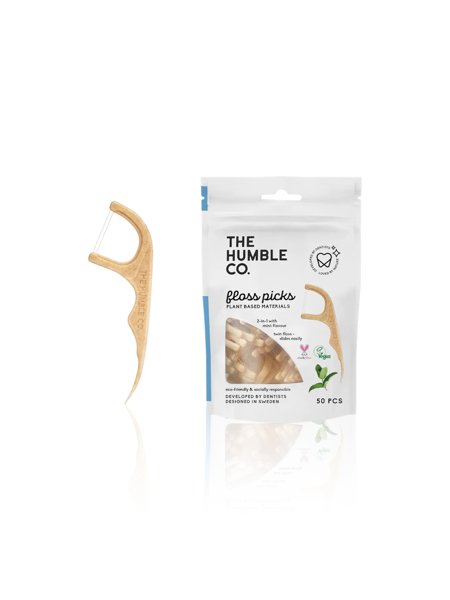 Plant-Based Floss Picks - Mint