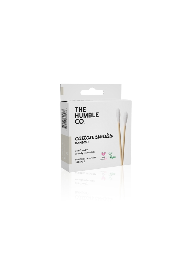 Natural Cotton Swabs Bamboo - 100 pcs