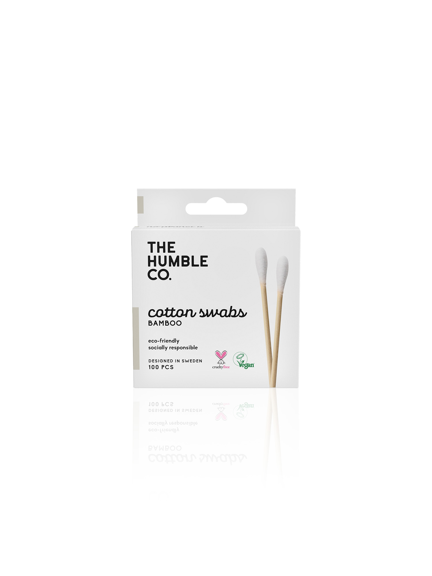 Natural Cotton Swabs Bamboo - 100 pcs