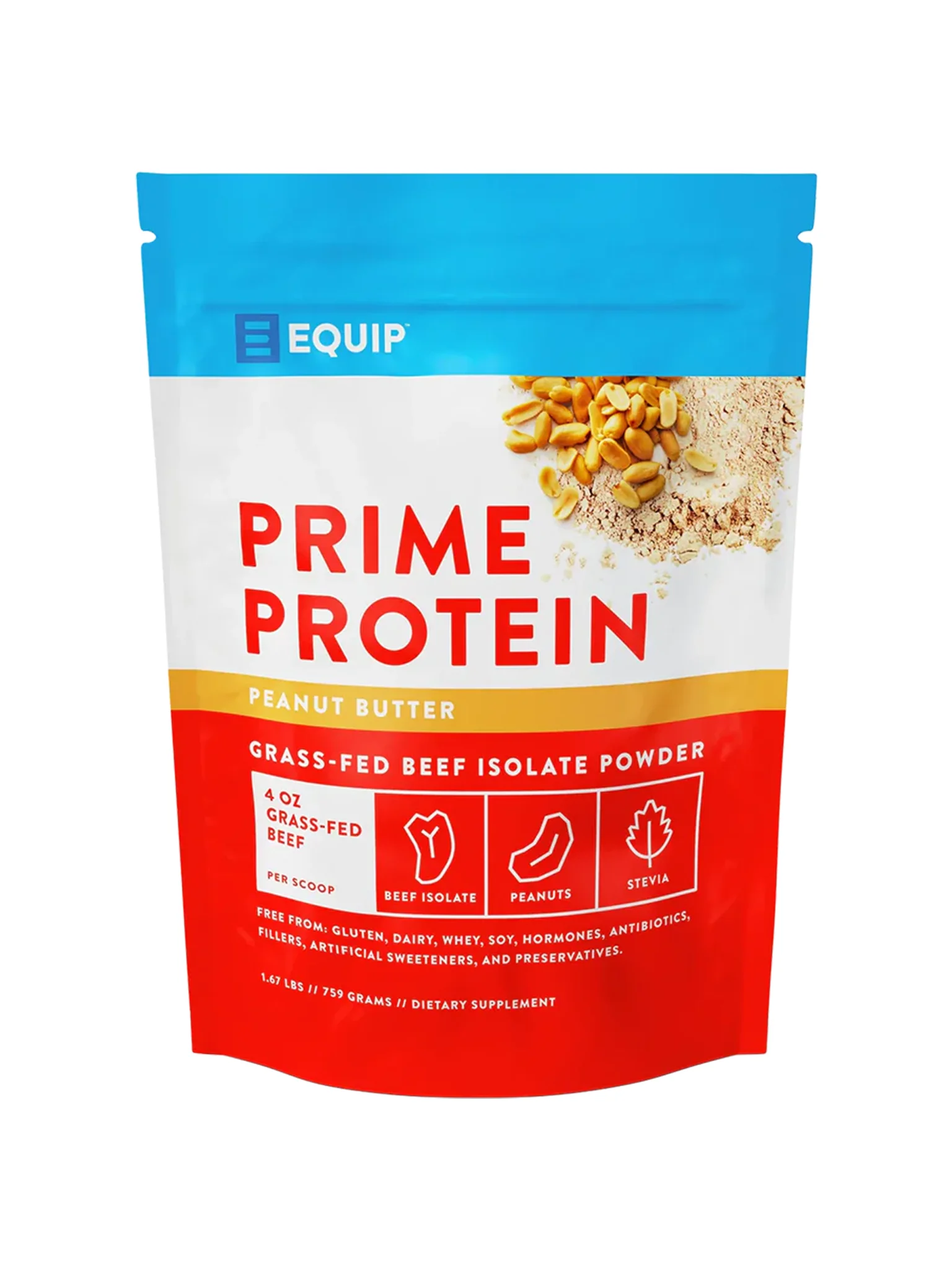 Prime Protein Beef Isolate Protein - Peanut Butter