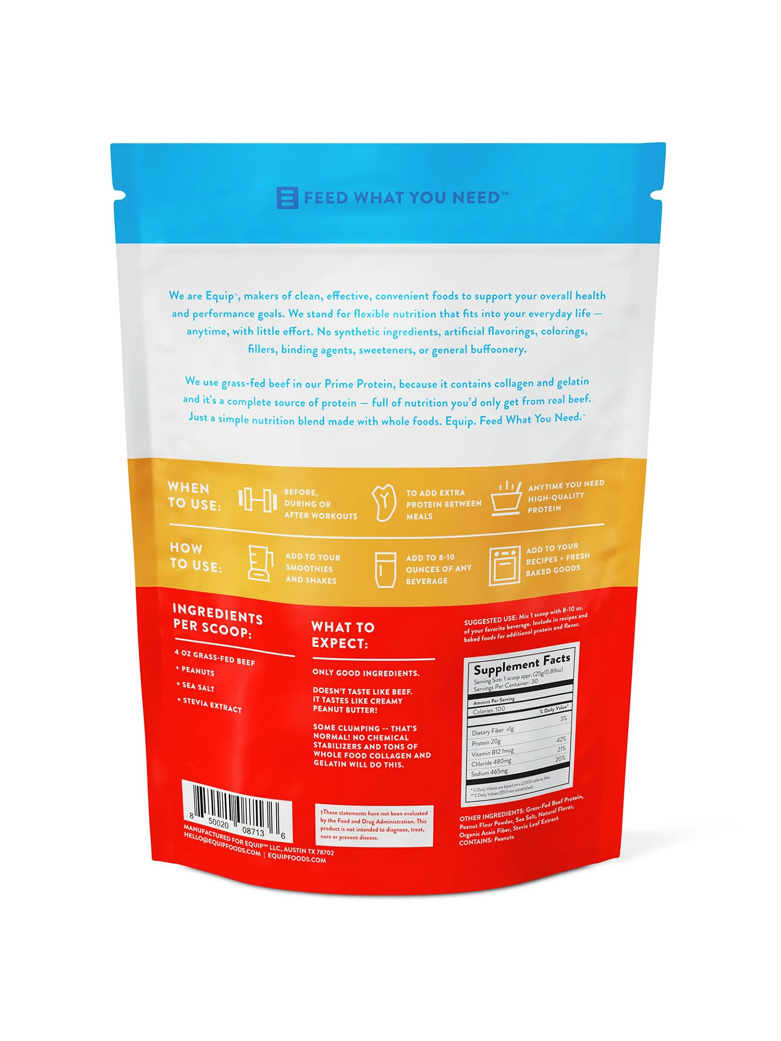 Prime Protein Beef Isolate Protein - Peanut Butter