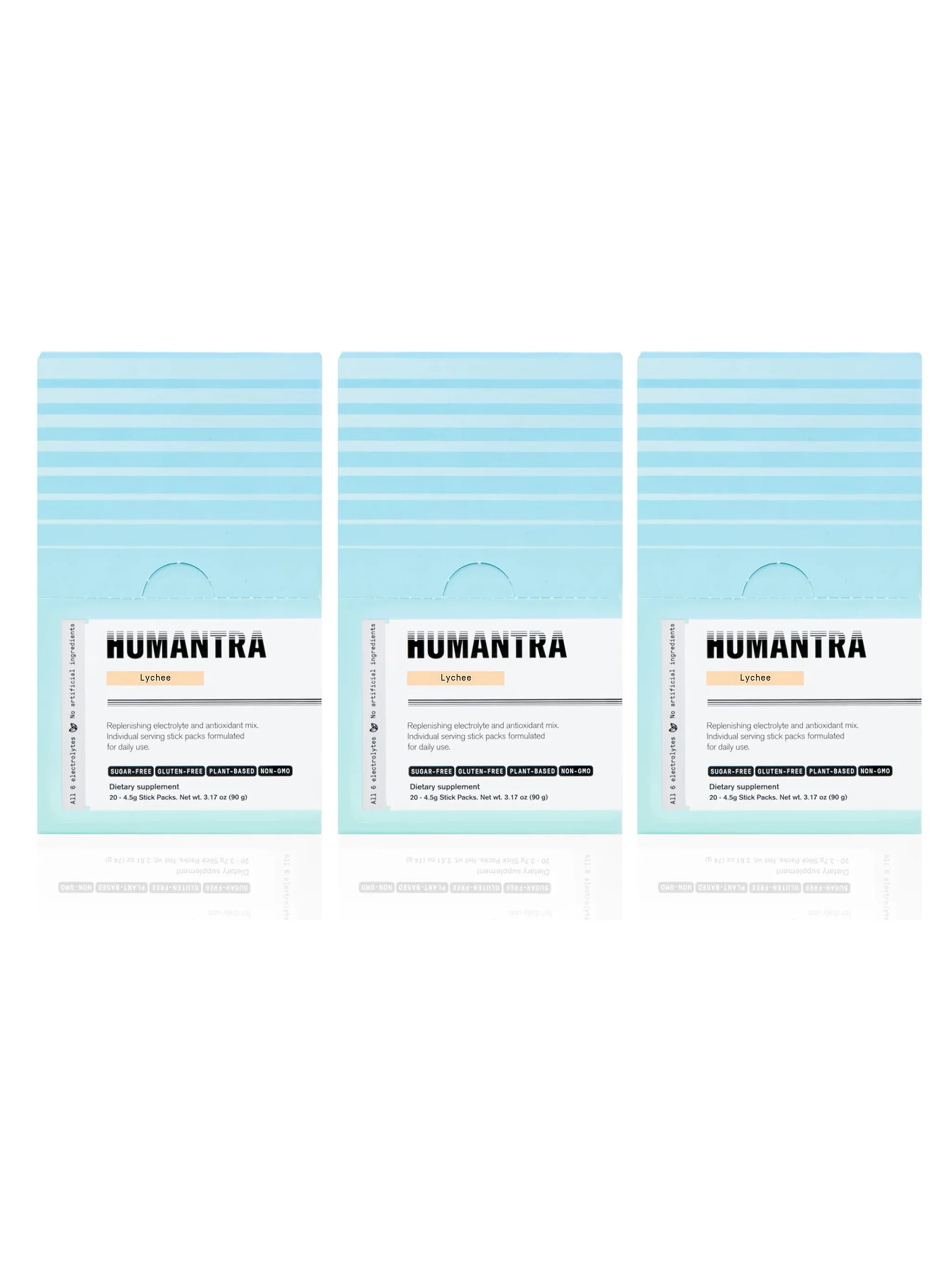 Electrolyte Antioxidant Drink Bundle - Pack of 3 (Lychee)