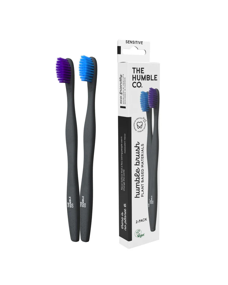 Humble Plant-based 2 Pack Toothbrush - Sensitive - Random