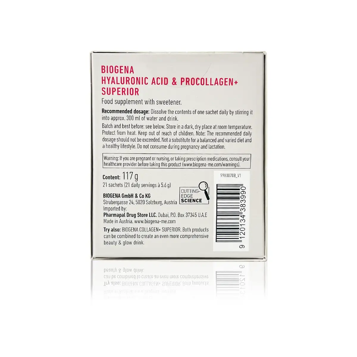 Hyaluronic acid & ProCollagen+ Superior - 21 Sachets