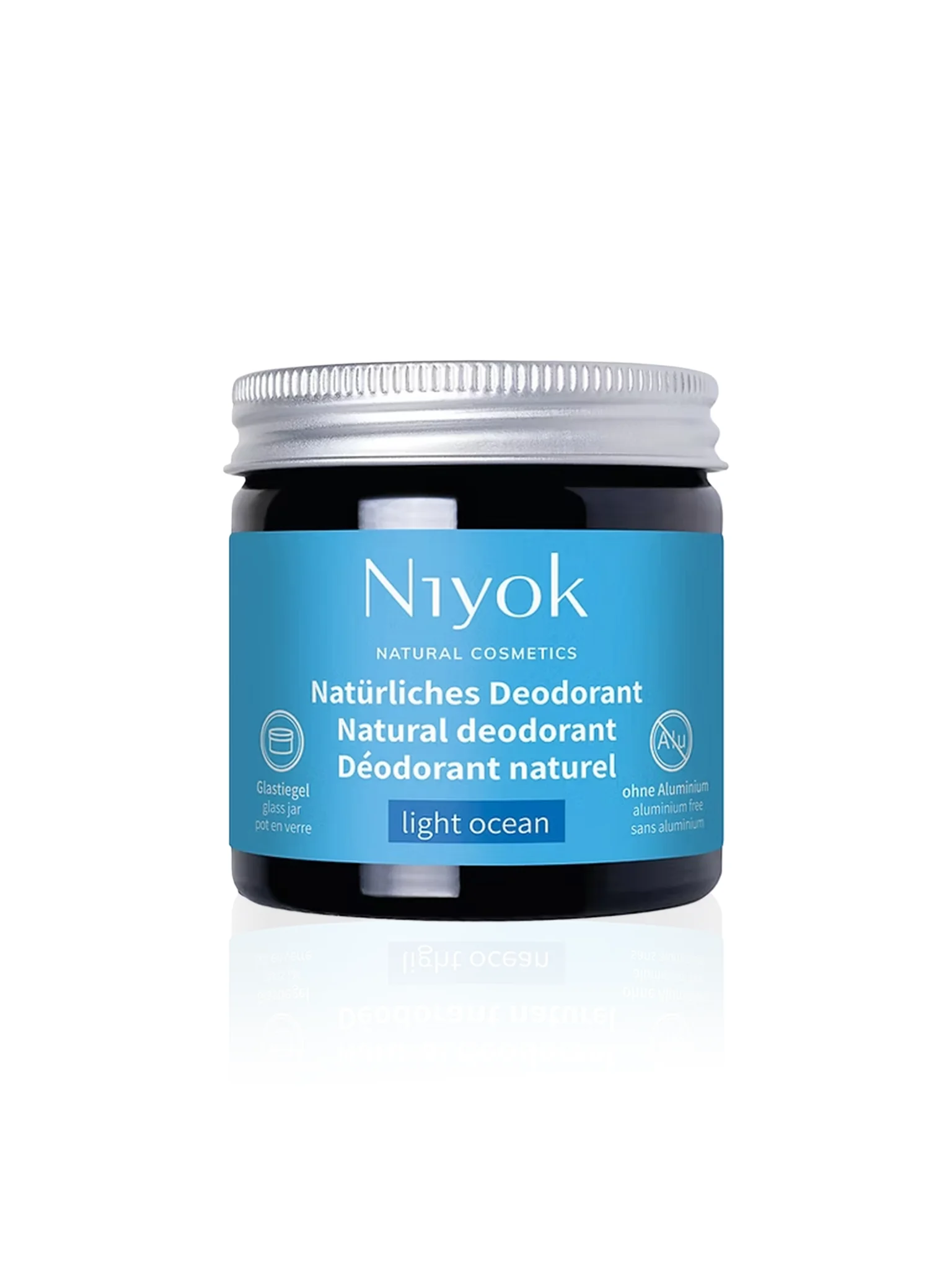 Natural Deodorant Cream - Light Ocean